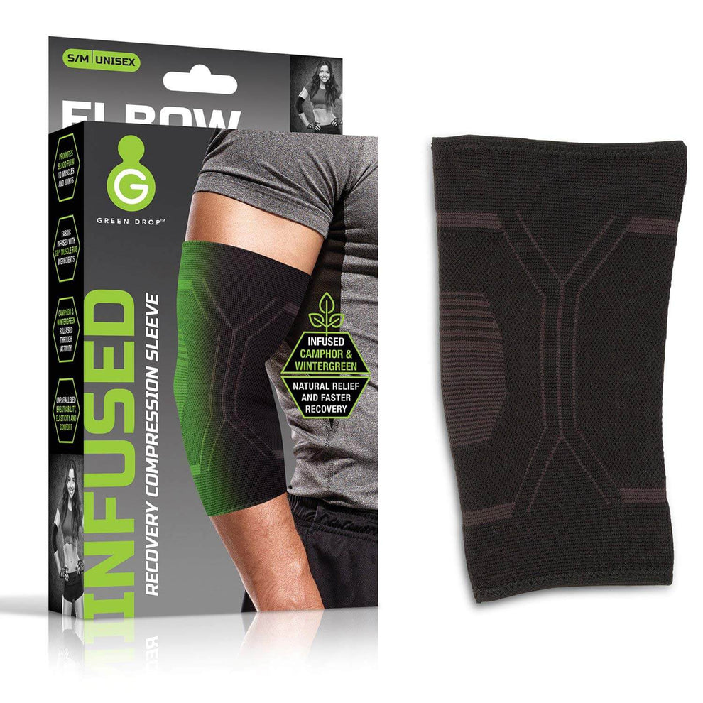 Green Drop Elbow compression Sleeve Green Drop