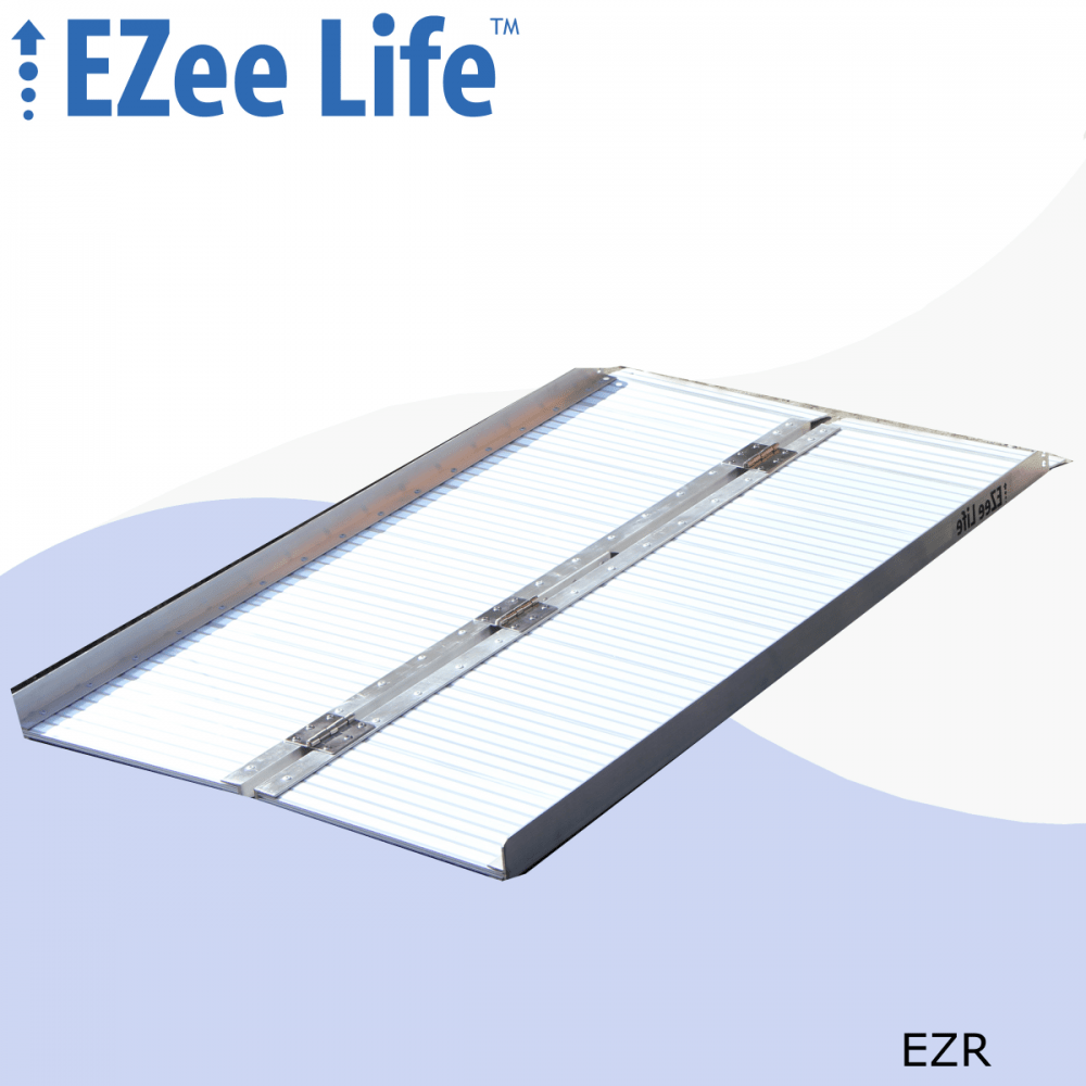 EZee Life Single fold Portable Wheelchair Ramp 3 feet - with Grip tape | Ezee Life - Factory Direct Medical