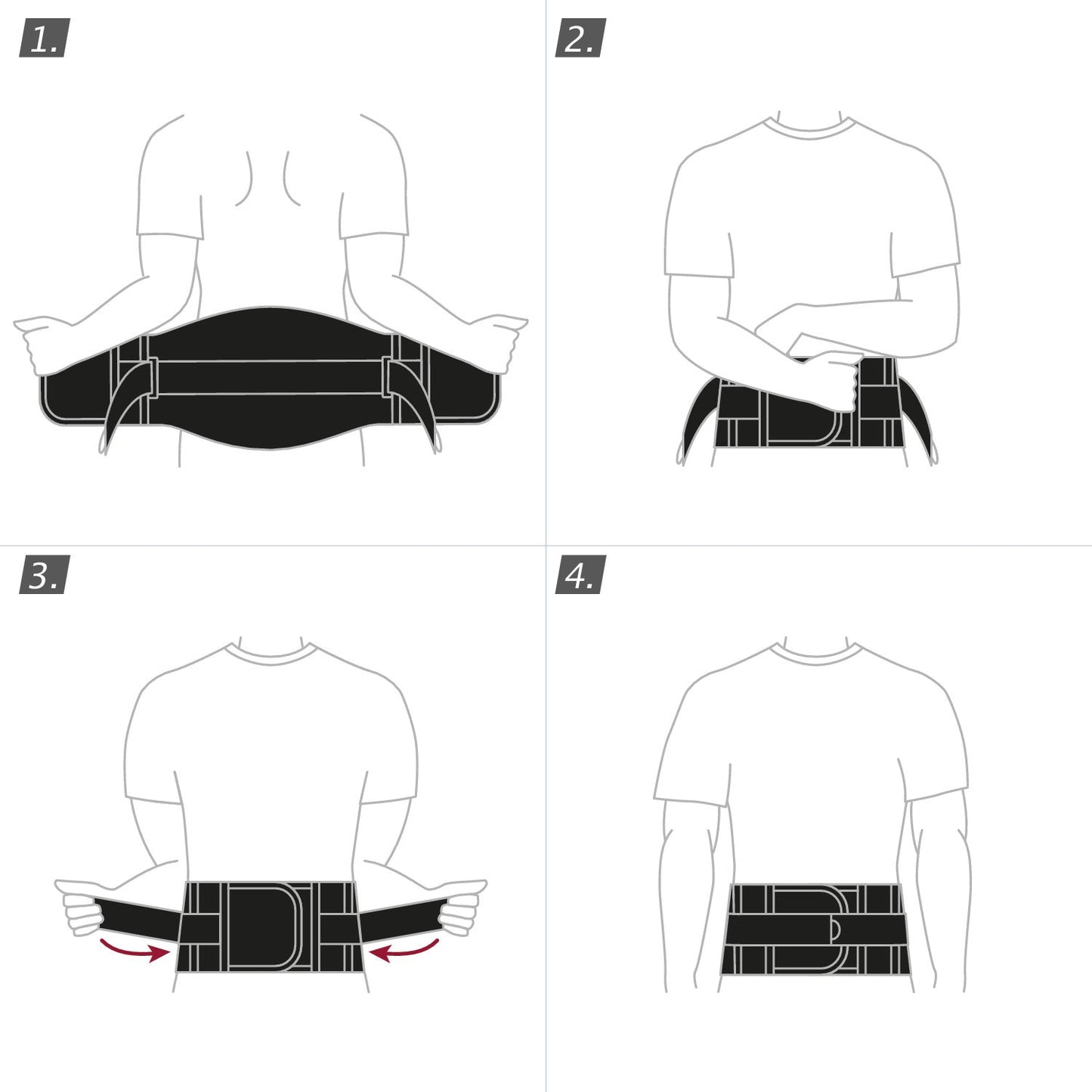 Jobst Actimove Professional Line LO•PLUS Lumbar Support Stabilizing Posterior Panel JOBST