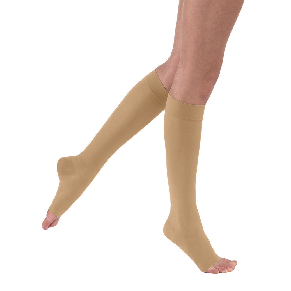 JOBST UltraSheer Compression Stockings 20-30 mmHg Knee High Full Calf Open Toe JOBST