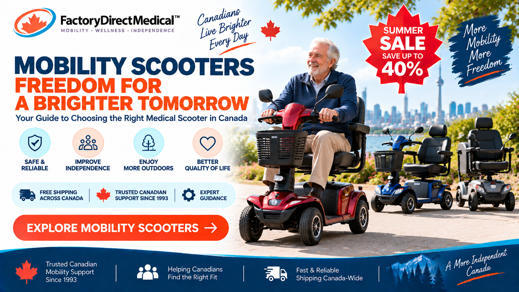 Factory Direct Medical Scooters Canada: The Complete 2026 Buying Guide