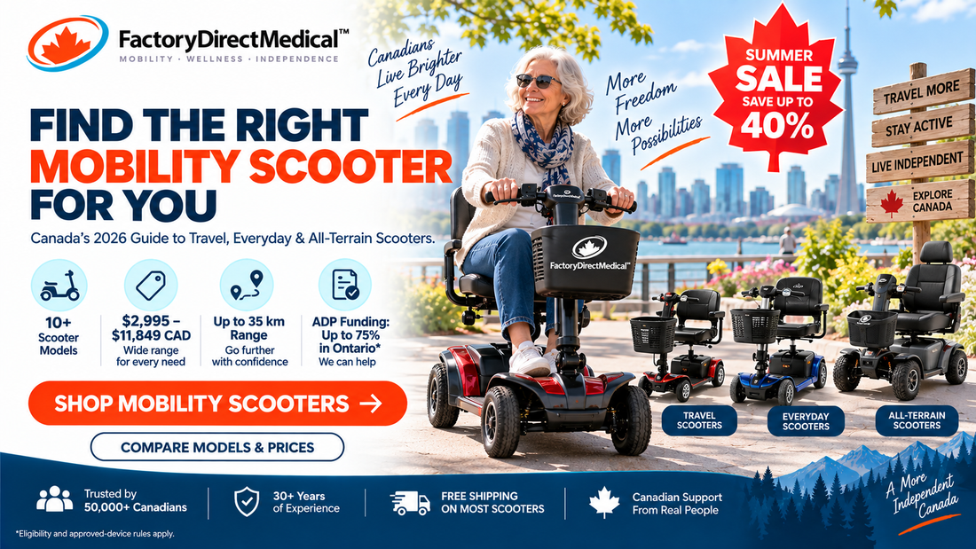 Motorized Scooter for Seniors in Canada: Complete 2026 Guide