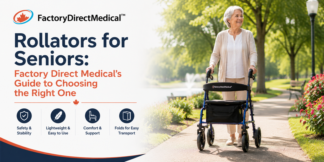 Rollators for Seniors: Factory Direct Medical's Guide to Choosing the Right One Factory Direct Medical