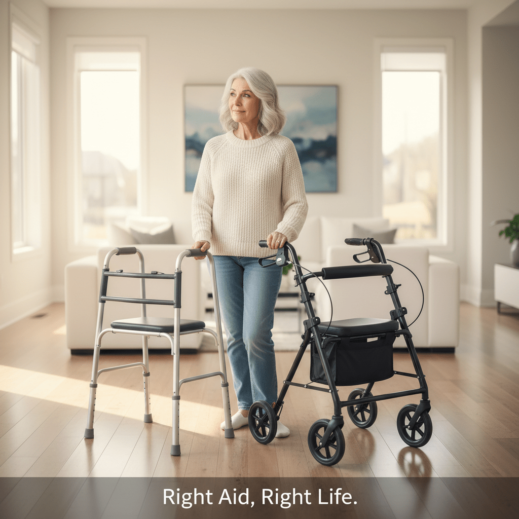 Rollator vs. Walker in Canada: Which Mobility Aid is Right for You? - Factory Direct Medical