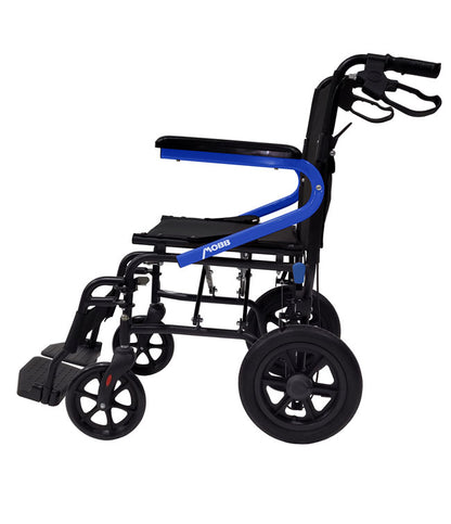 12″ Wheel Transport Chair — MOBB Home Health Care, close-up detail