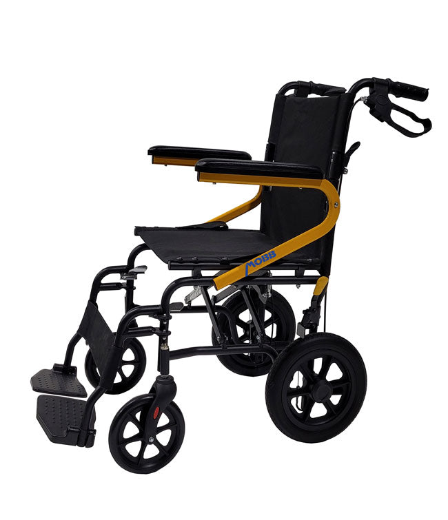 12″ Wheel Transport Chair — MOBB Home Health Care, rear view