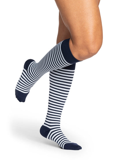 Sigvaris 140 Microfiber Shades Compression Socks 15-20 mmHg Calf High For Women Closed Toe