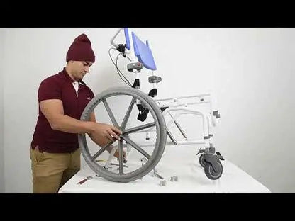 15" Tilt Rehab Shower Commode - HL155 | Ezee Life - Factory Direct Medical