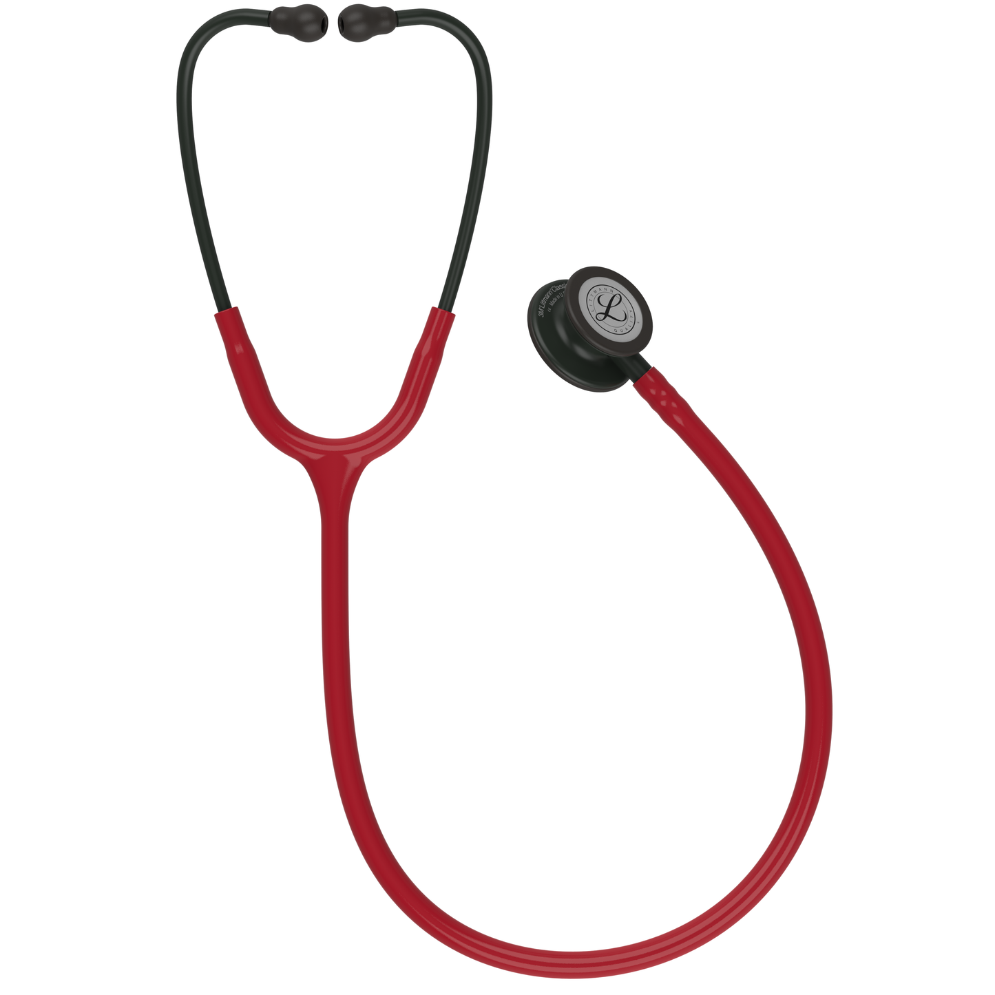 Littmann Classic III Stethoscope: Burgundy - Black Finish 5868