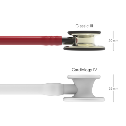 Littmann Classic III Stethoscope: Champagne & Burgundy 5864