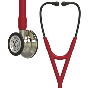 Littmann Cardiology IV Stethoscope: Champagne & Burgundy Tube 6176