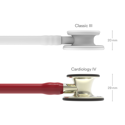 Littmann Cardiology IV Stethoscope: Champagne & Burgundy Tube 6176