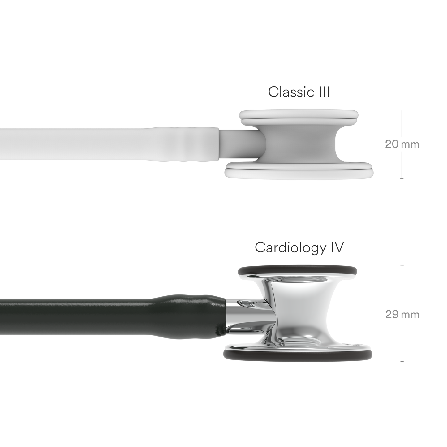 Littmann Cardiology IV Stethoscope: Black & Mirror-Finish 6177