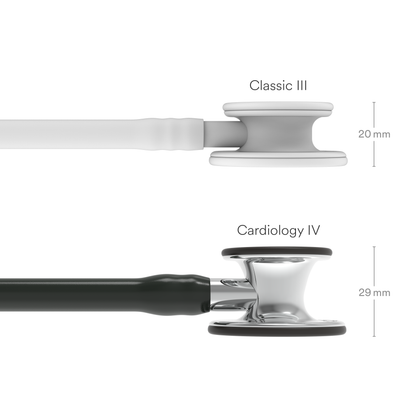 Littmann Cardiology IV Stethoscope: Black & Mirror-Finish 6177