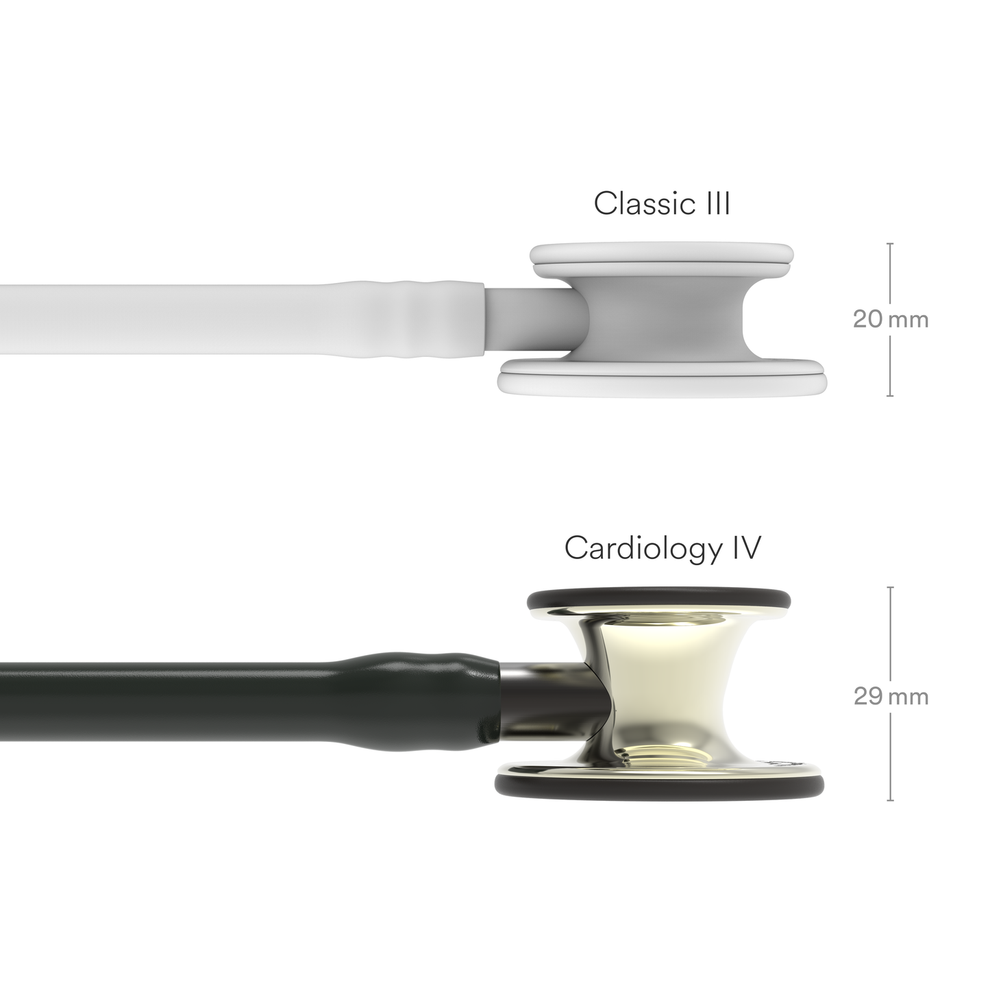 Littmann Cardiology IV Stethoscope: Black & Champagne-Finish 6179