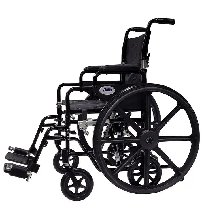 18" Aluminum Wheelchair/Lightweight Transport Chair Duo | Mobb - Factory Direct Medical