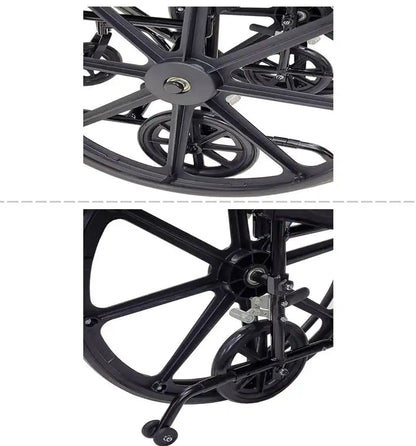 18" Aluminum Wheelchair/Lightweight Transport Chair Duo | Mobb - Factory Direct Medical