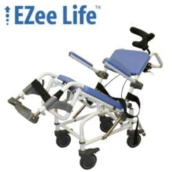 18" Tilt Rehab Shower Commode - HL190 | Ezee Life - Factory Direct Medical