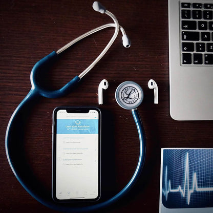 Littmann Classic III Stethoscope: Mirror and Navy Blue 5863