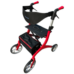 EZee Life Folding Rollator Walker – Lightweight, Height-Adjustable Mobility Aid