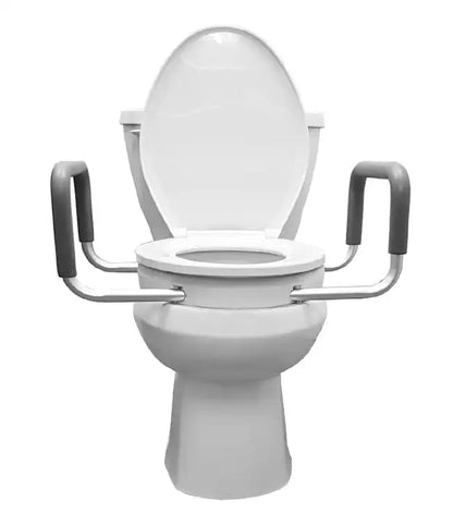 2” Raised Toilet Seat with Arms | Mobb - Factory Direct Medical