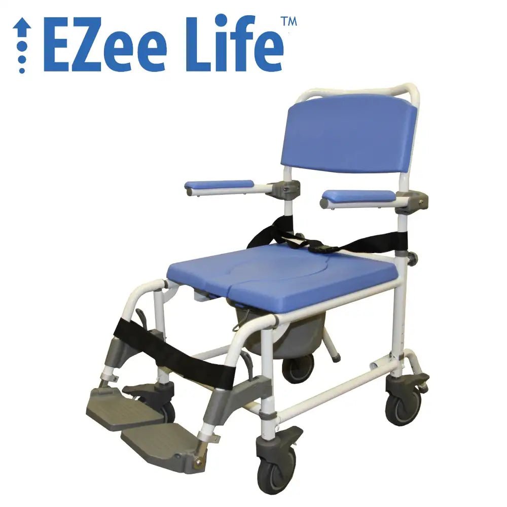 20" Rehab Shower Commode - HL185 | Ezee Life - Factory Direct Medical