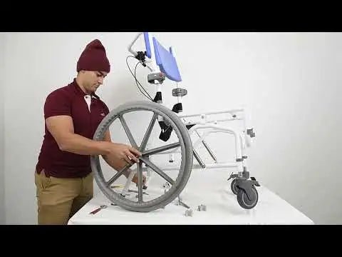 20" Tilt Rehab Shower Commode - HL195 | Ezee Life - Factory Direct Medical