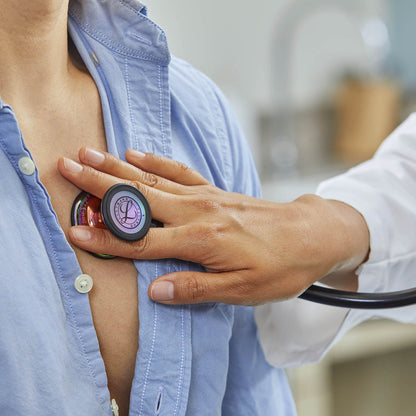 Littmann Cardiology IV Stethoscope: Black & Rainbow 6165