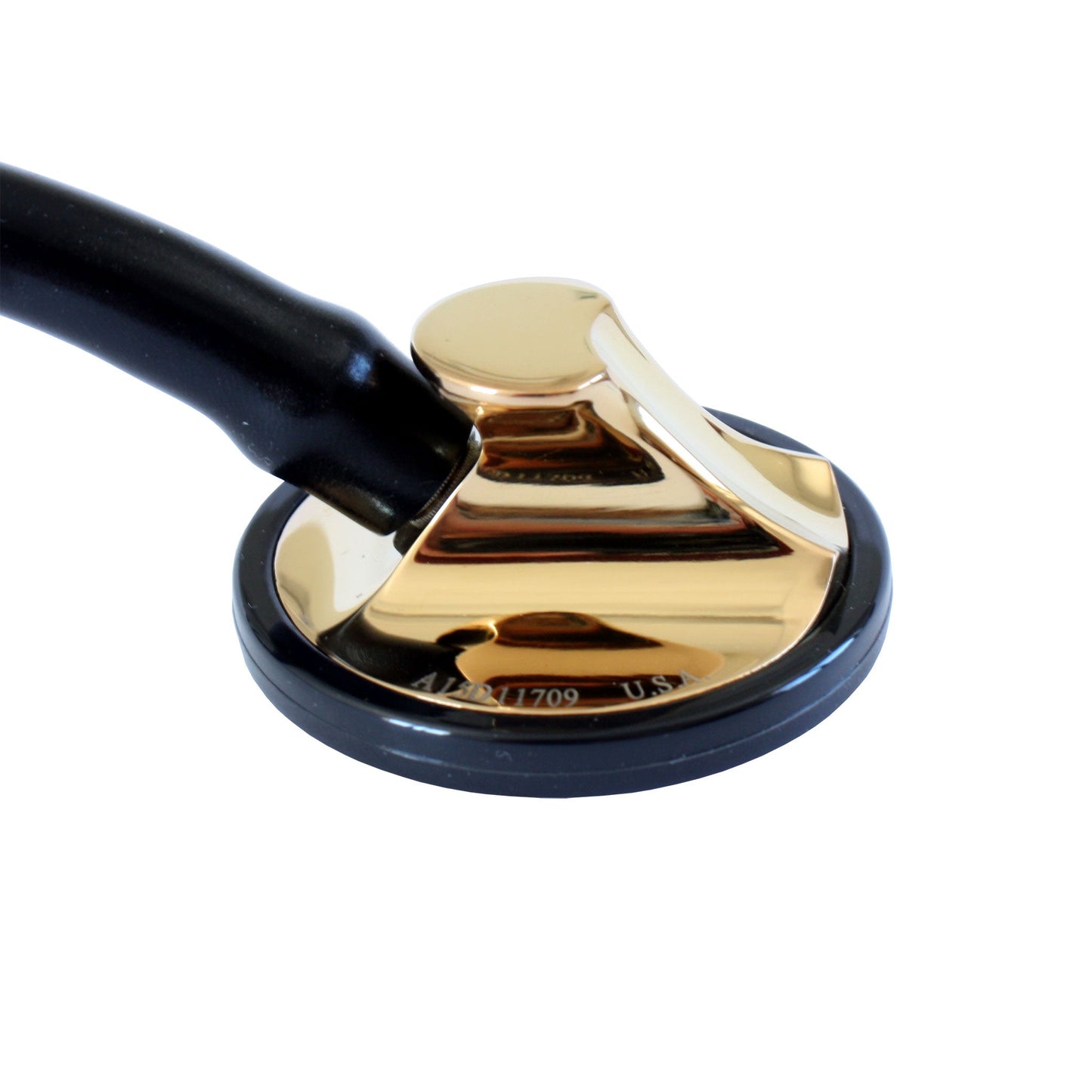 Littmann Master Cardiology Stethoscope: Black & Brass 2175