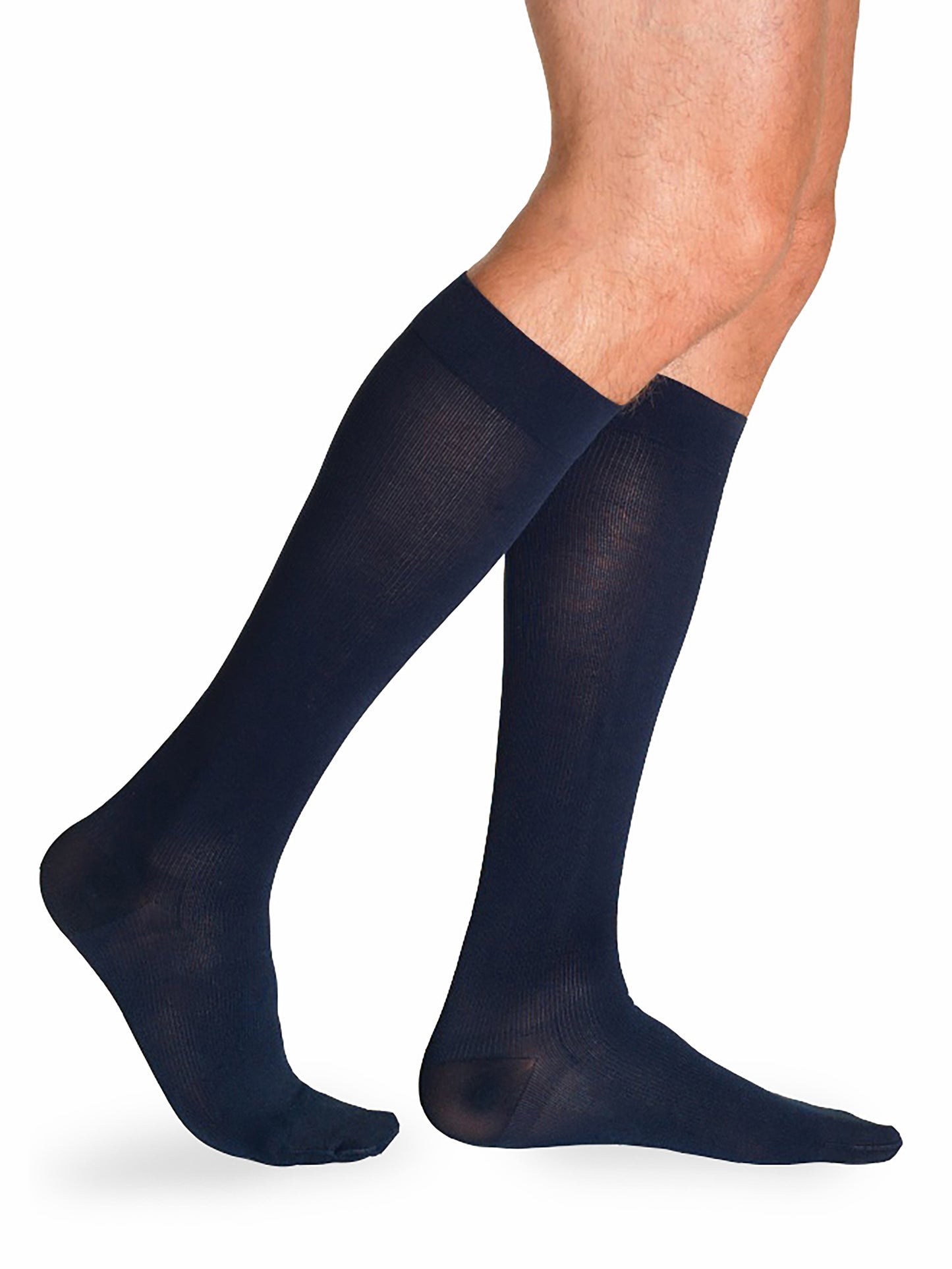 Sigvaris 230 Essential Cotton Compression Socks 20-30 mmHg Calf High for Men Closed Toe