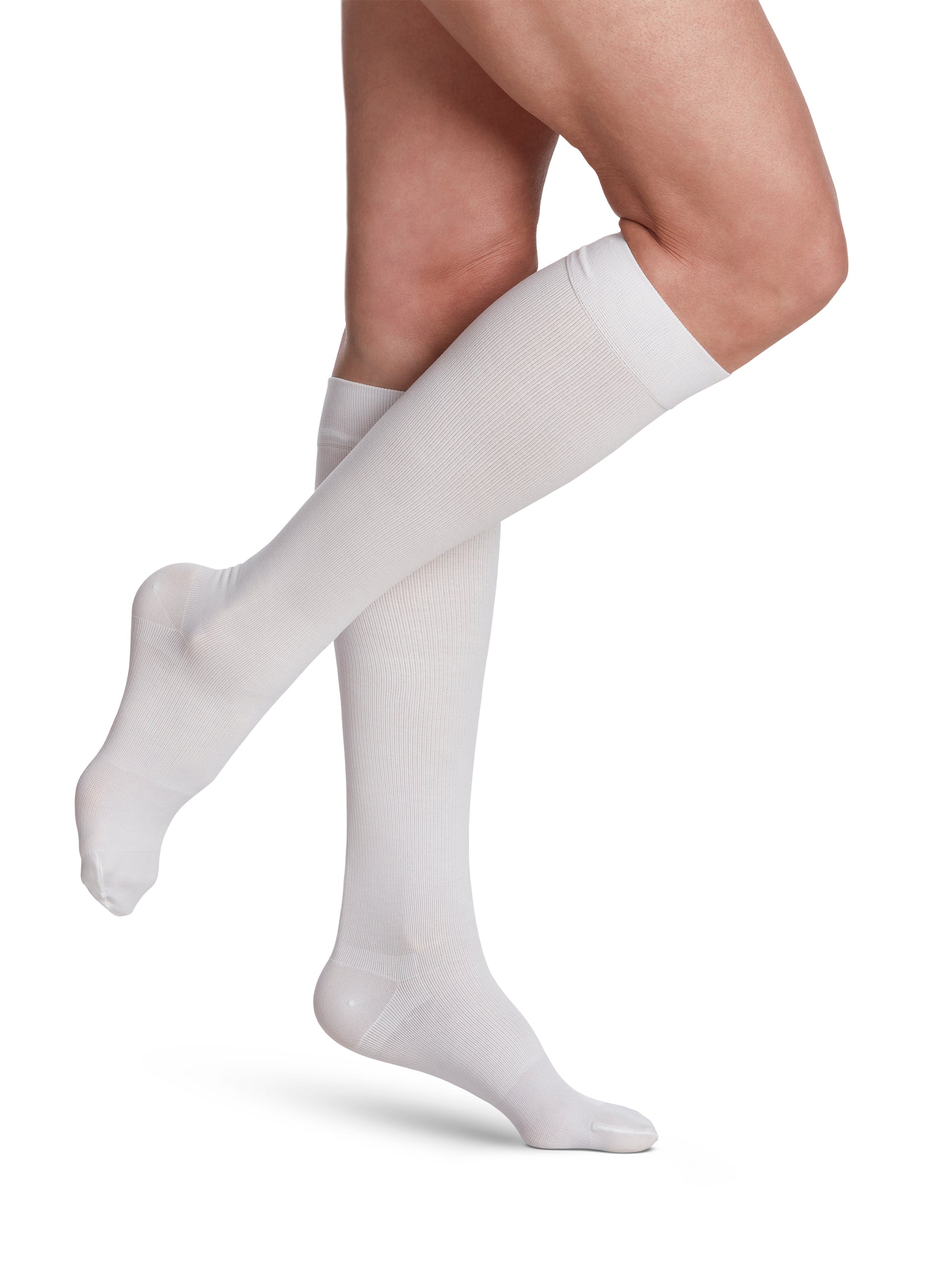 Sigvaris 230 Essential Cotton Compression Socks 20-30 mmHg Calf High for Women Closed Toe