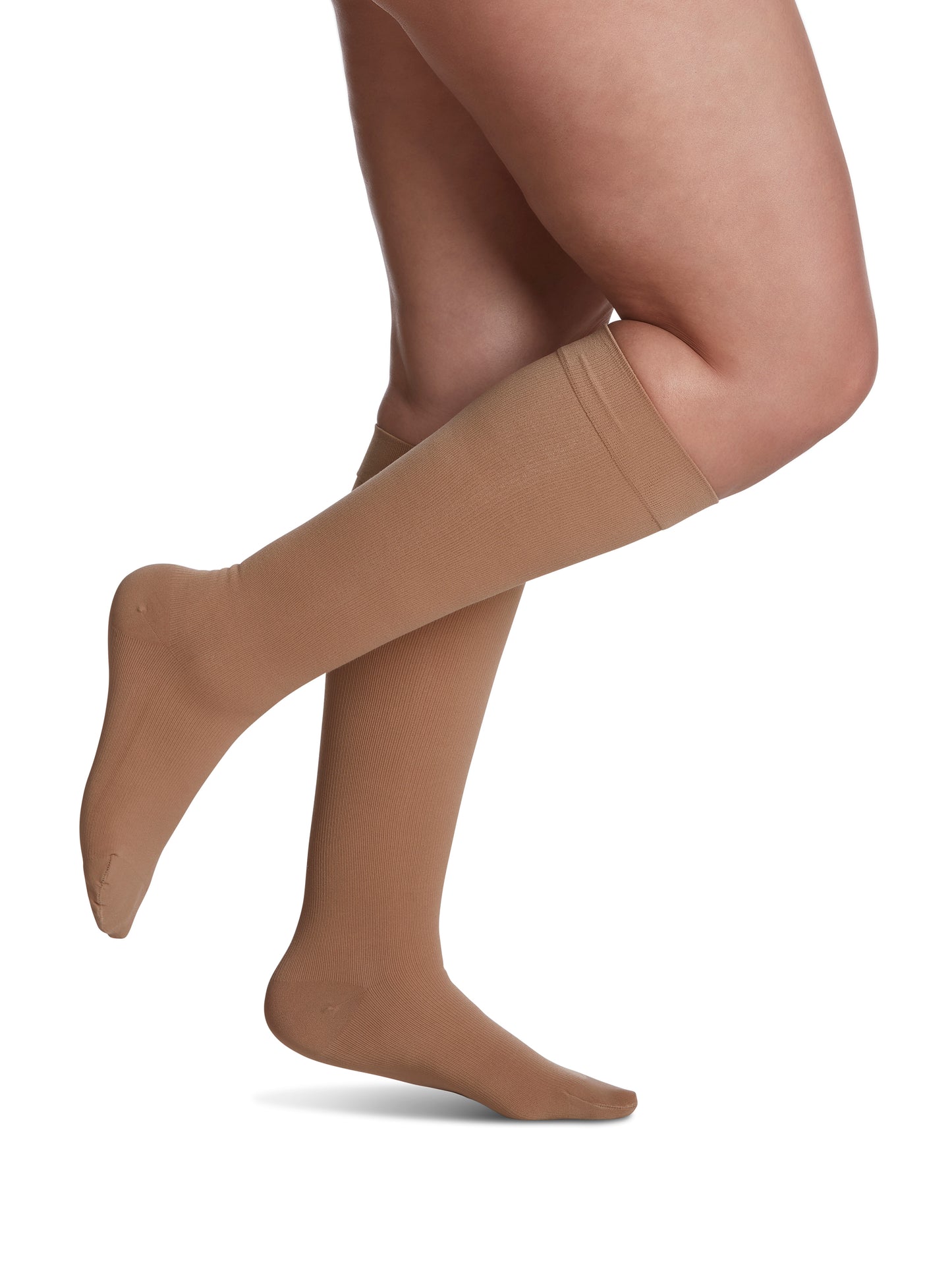 Sigvaris 230 Essential Cotton Compression Socks 30-40 mmHg Calf High for Women Closed Toe