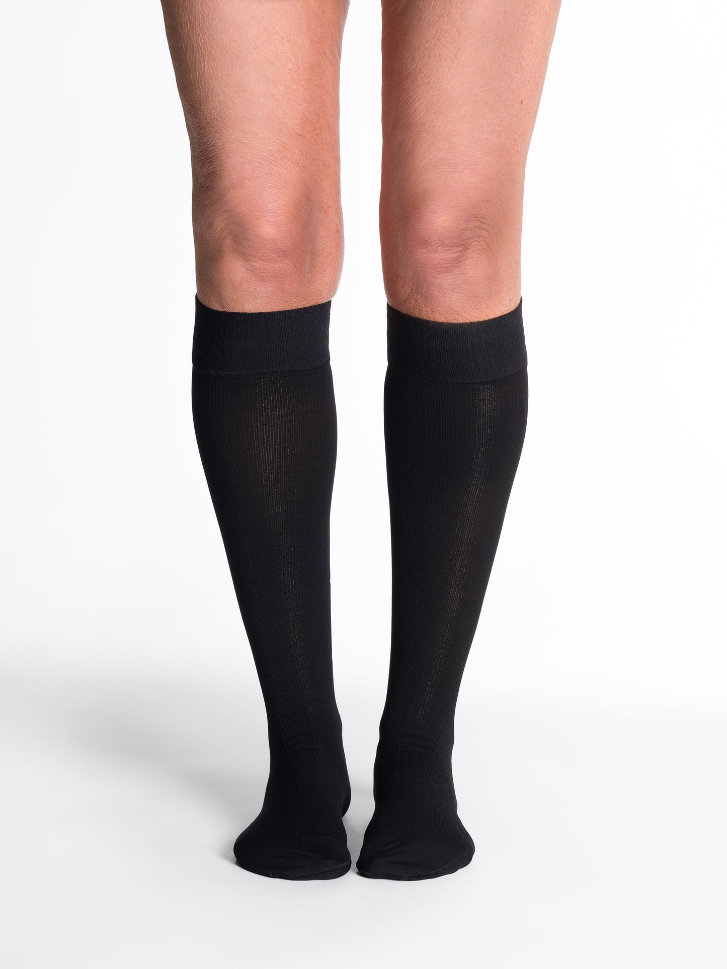 Sigvaris Women's Essential Cotton Calf with Grip-Top 30-40mmHg Women's Closed Toe