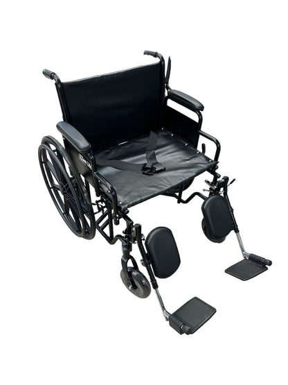 24" Bariatric - 500 lb Capacity - Heavy Duty EZee Life Wheelchair - CH1095 | Ezee Life - Factory Direct Medical