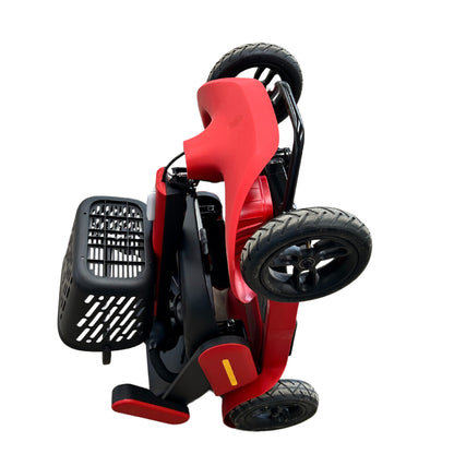 Compact & stylish Red 4-Wheel Mobility Scooter