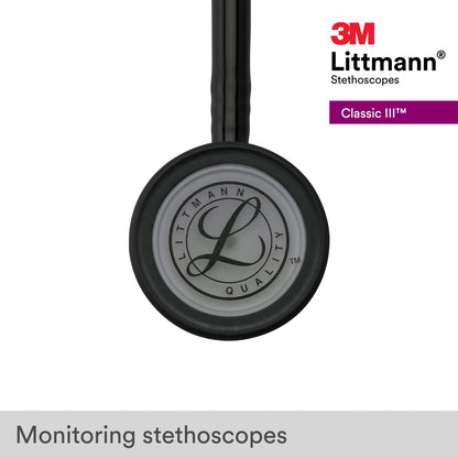 Littmann Classic III Stethoscope: Black & Smoke 5811