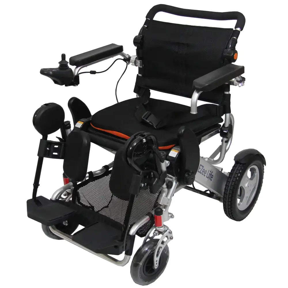 3G Platinum Folding Electric Wheelchair w/ 12" Rear Wheels - CH4085 | Ezee Life - Factory Direct Medical