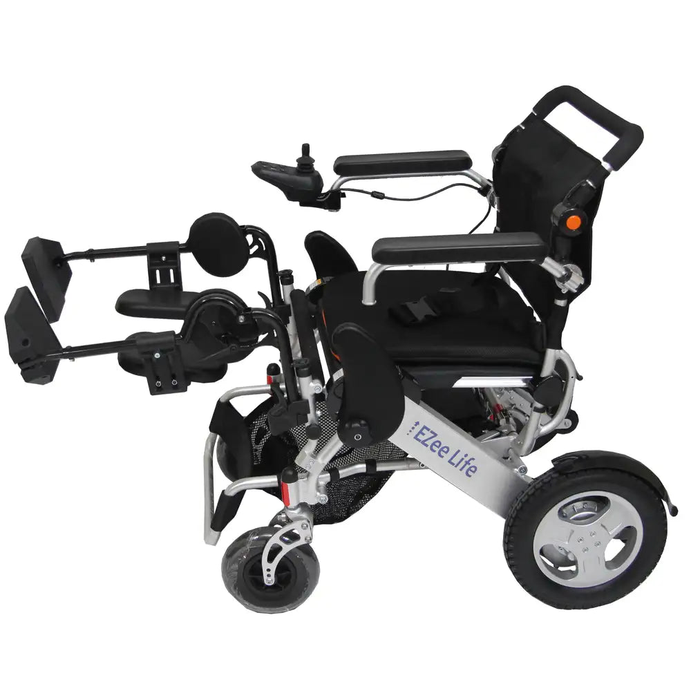 3G Platinum Folding Electric Wheelchair w/ 12" Rear Wheels - CH4085 | Ezee Life - Factory Direct Medical