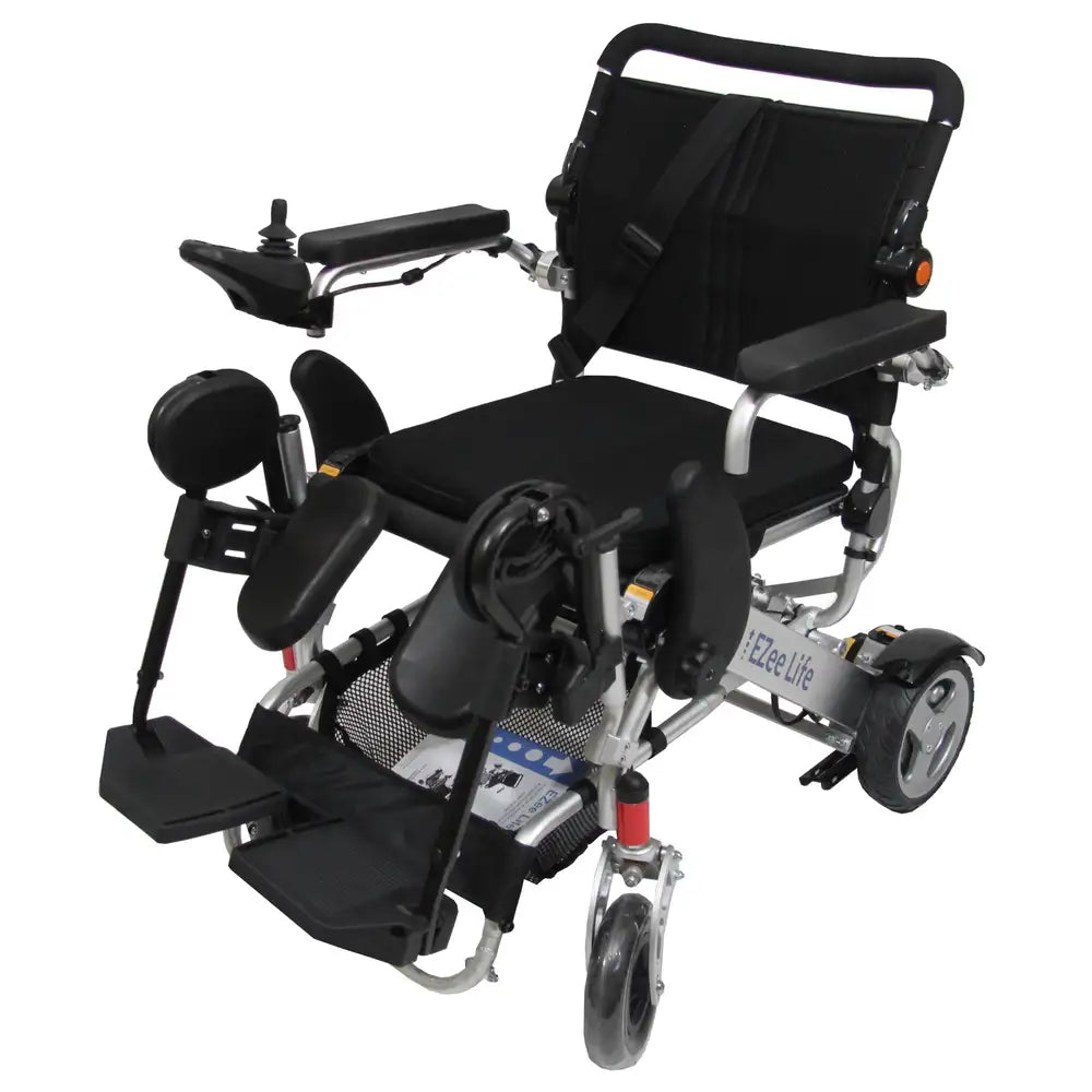 3G Platinum Folding Electric Wheelchair w/ 8" Rear Wheels - CH4080 | Ezee Life - Factory Direct Medical