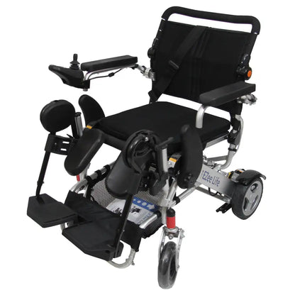 3G Platinum Folding Electric Wheelchair w/ 8" Rear Wheels - CH4080 | Ezee Life - Factory Direct Medical