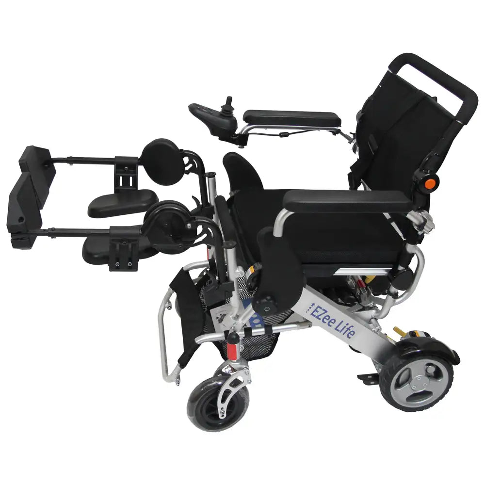 3G Platinum Folding Electric Wheelchair w/ 8" Rear Wheels - CH4080 | Ezee Life - Factory Direct Medical