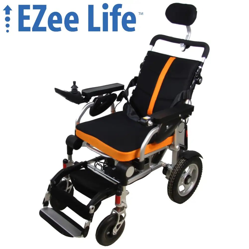 3G Platinum Folding Electric Wheelchair w/ Reclining Back - CH4088 | Ezee Life - Factory Direct Medical