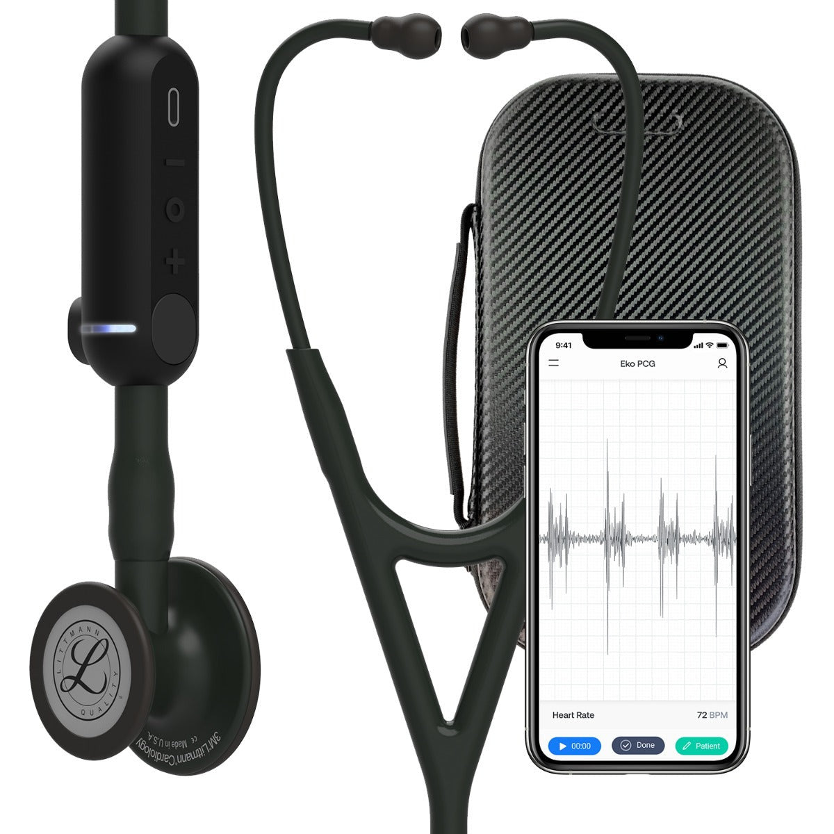 3M™ Littmann® CORE Digital Stethoscope - Black 8480