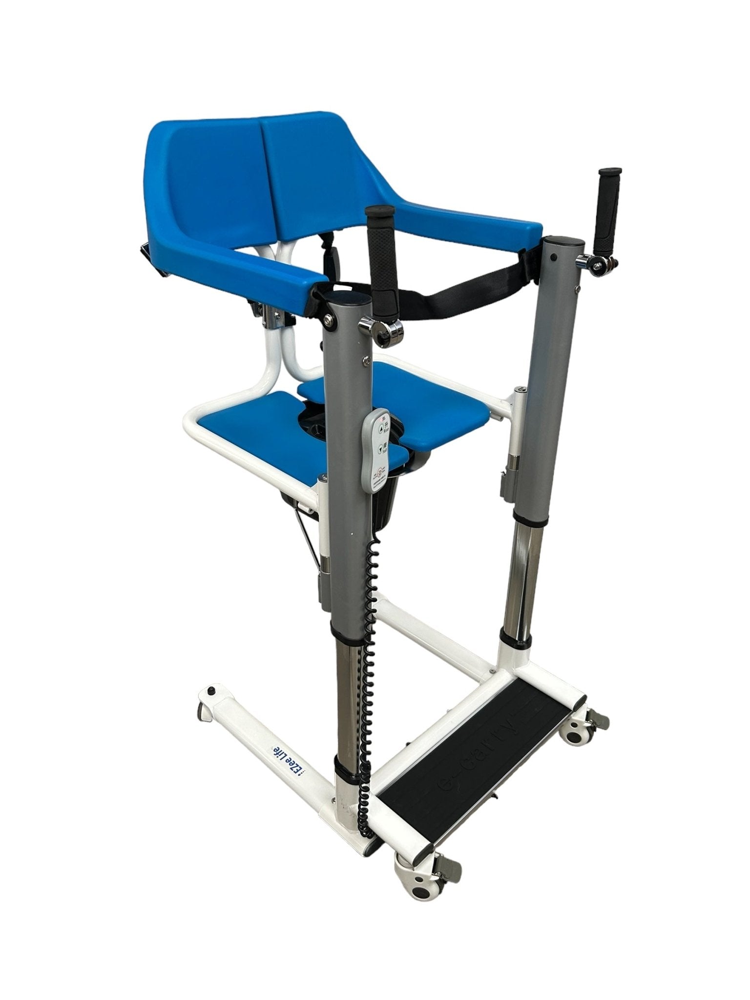 4 - IN - 1 MULTIFUNCTIONAL ELECTRIC LIFT TRANSFER, SHOWER, & COMMODE CHAIR | Ezee Life - Factory Direct Medical
