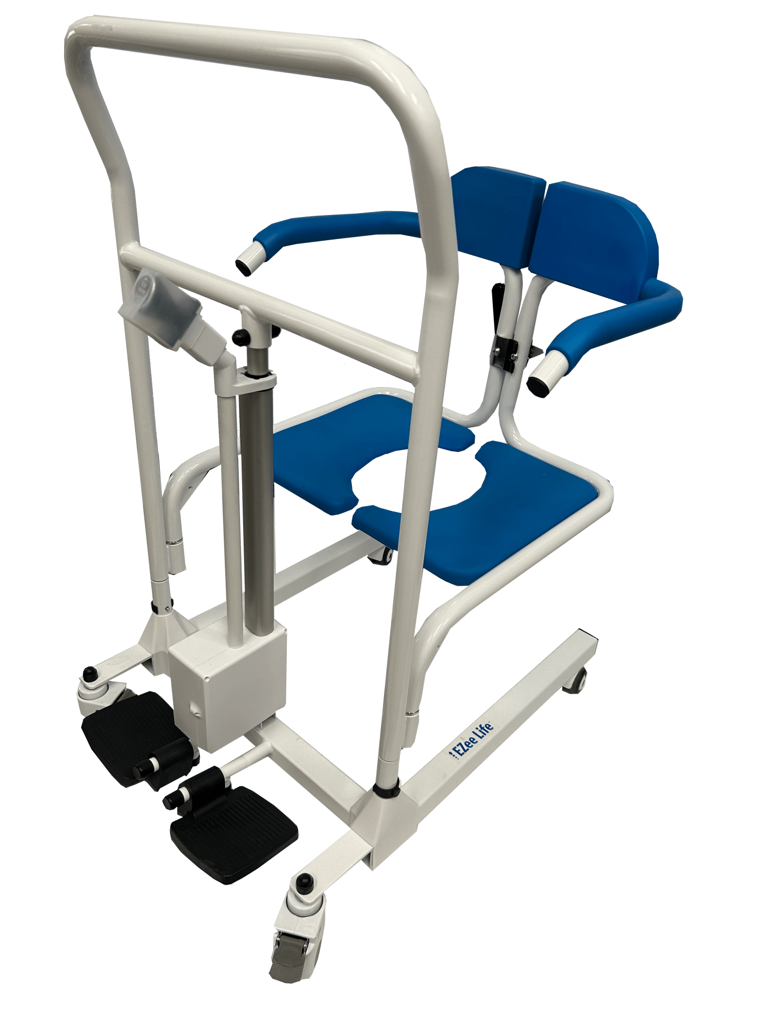 4 - In - 1 Multifunctional Electric Lift Transfer, Shower & Commode Chair | Ezee Life - Factory Direct Medical