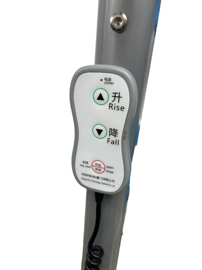 4 - IN - 1 MULTIFUNCTIONAL ELECTRIC LIFT TRANSFER, SHOWER, & COMMODE CHAIR | Ezee Life - Factory Direct Medical