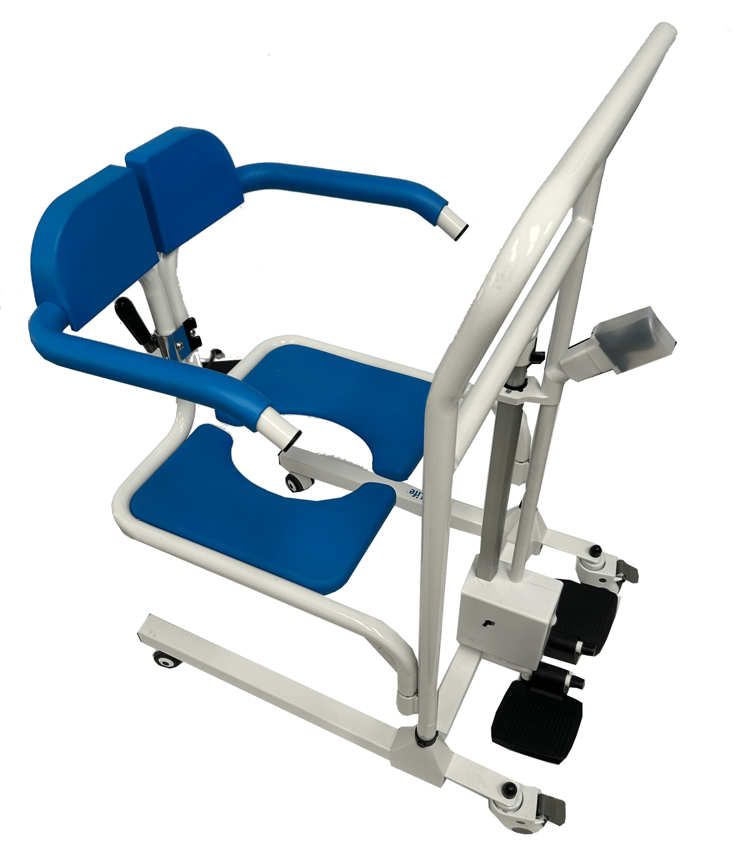 4 - In - 1 Multifunctional Electric Lift Transfer, Shower & Commode Chair | Ezee Life - Factory Direct Medical