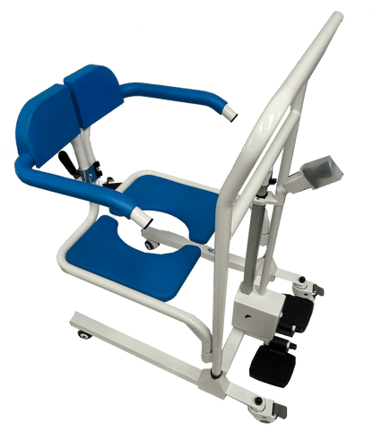 4 - In - 1 Multifunctional Electric Lift Transfer, Shower & Commode Chair | Ezee Life - Factory Direct Medical