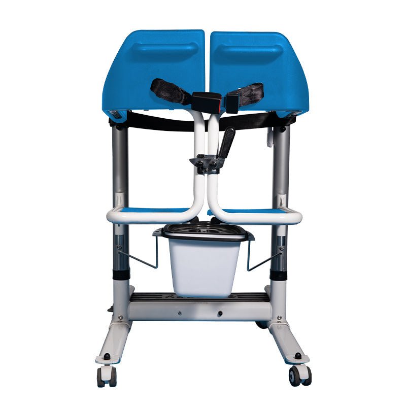 4 - IN - 1 MULTIFUNCTIONAL ELECTRIC LIFT TRANSFER, SHOWER, & COMMODE CHAIR | Ezee Life - Factory Direct Medical