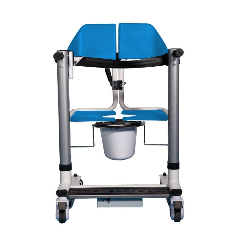 4 - IN - 1 MULTIFUNCTIONAL ELECTRIC LIFT TRANSFER, SHOWER, & COMMODE CHAIR | Ezee Life - Factory Direct Medical